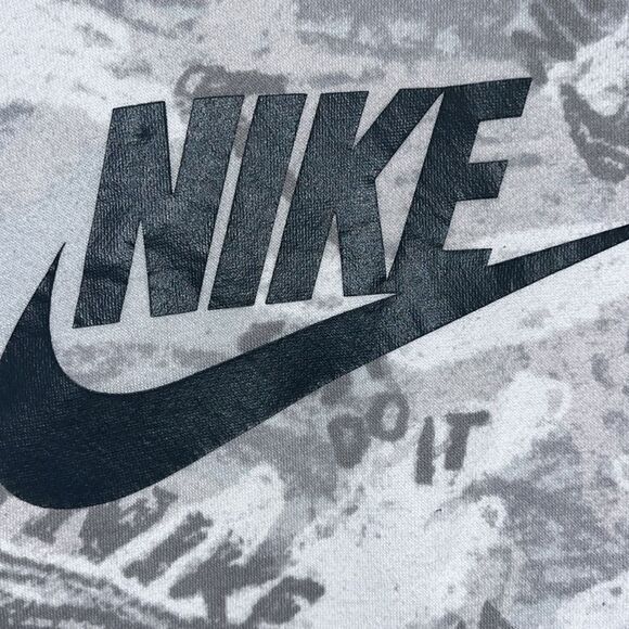 Nike Just Do It Graffiti Print Hooded Hoodie Sweatshirt Sweatpants 2 Piece Set - Picture 3 of 13